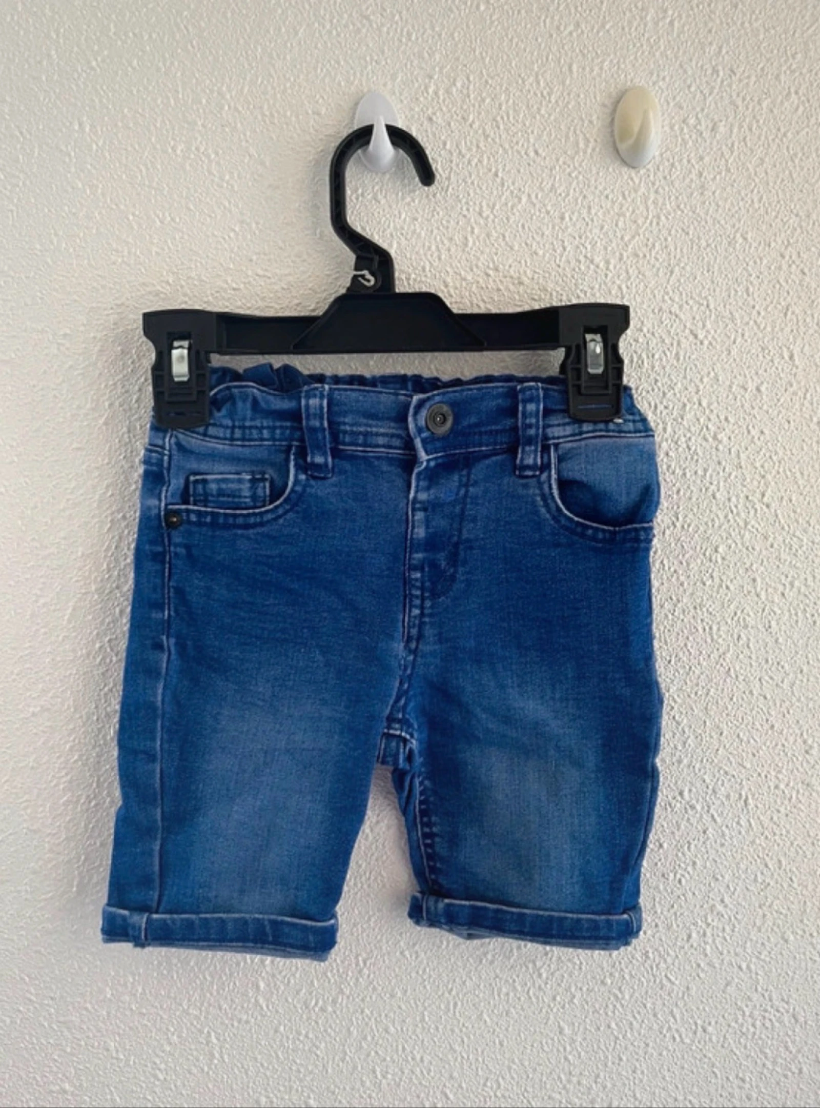 Short en jeans ajustable taille 3/4 ans 